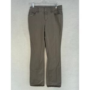 London Jean Bootcut size 12 Gray extra long Mid Rise Casual Victoria's Secret